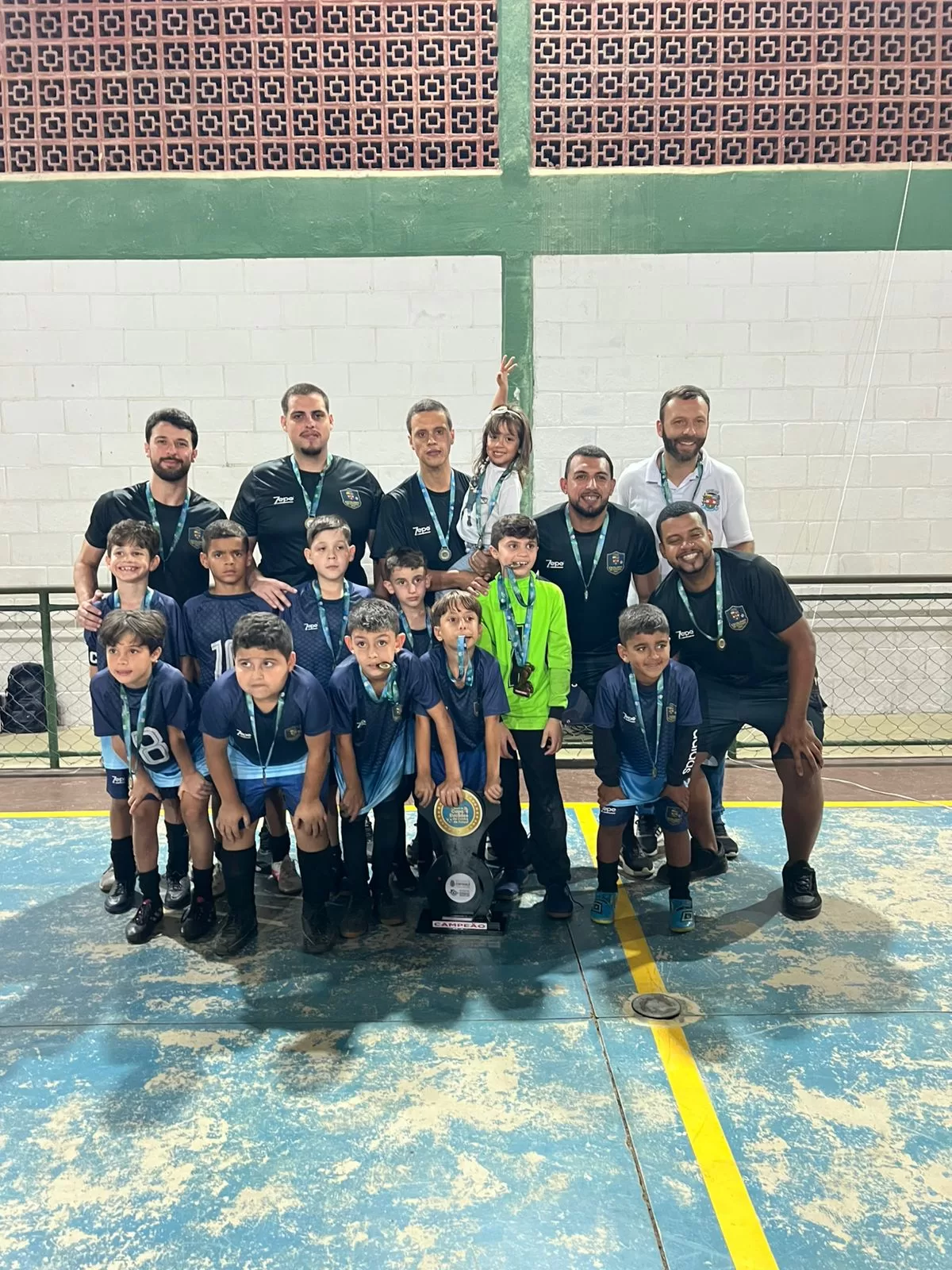Ginásio Júlio César C. Guimarães lotado nas finais da Copa Euclides da Cunha de Futsal