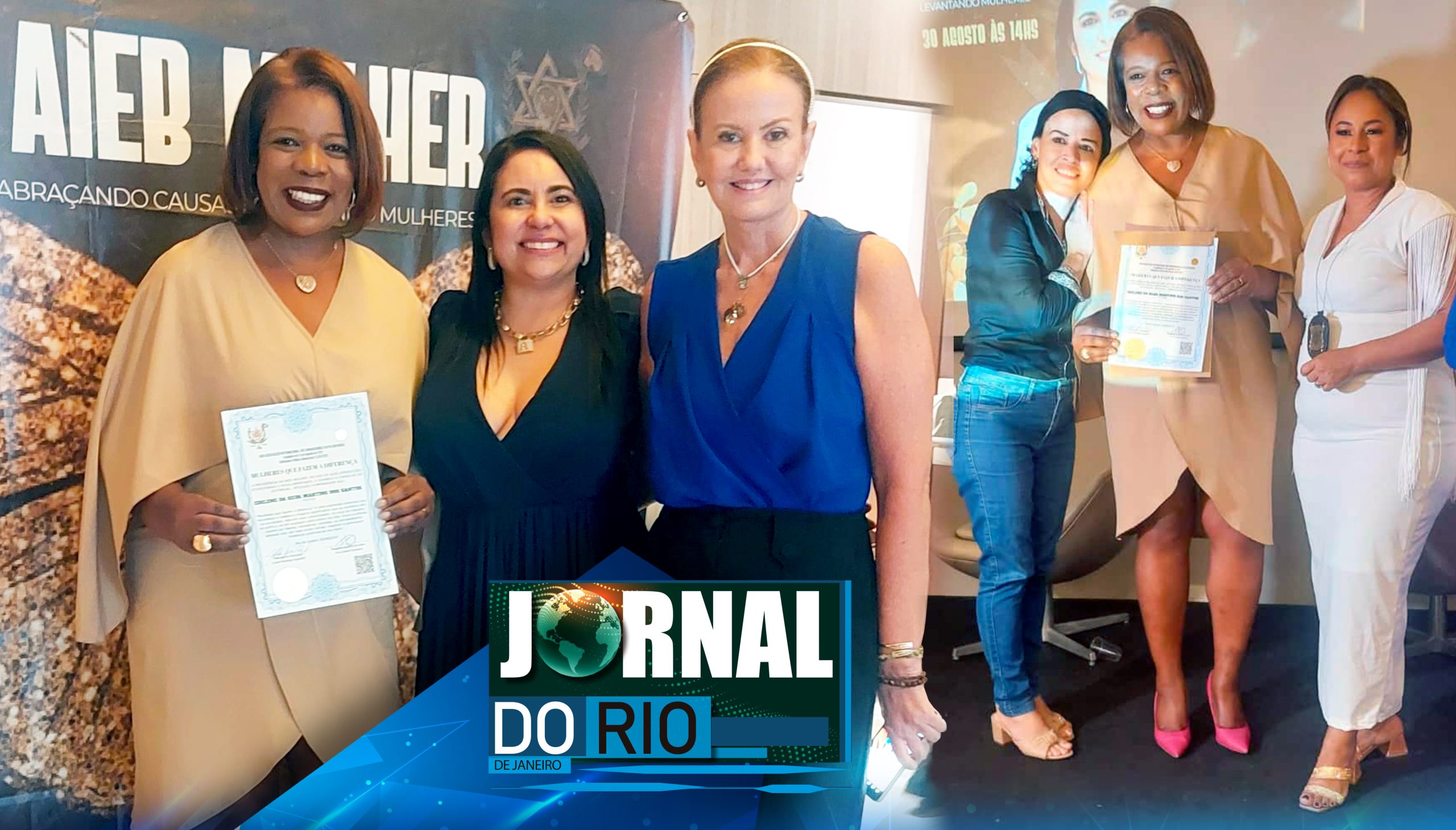 Vereadora Edilene Martins, de Mendes, recebe homenagem da Aieb Mulher