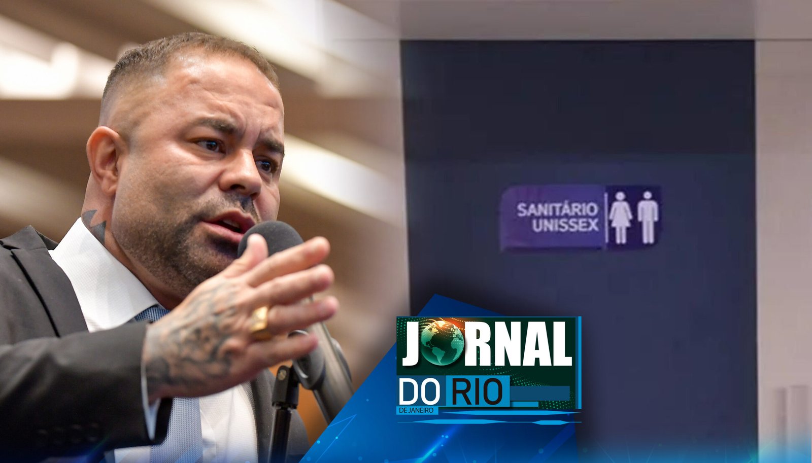 Poubel propõe legislação que proíbe banheiros unissex em estabelecimentos e áreas movimentadas