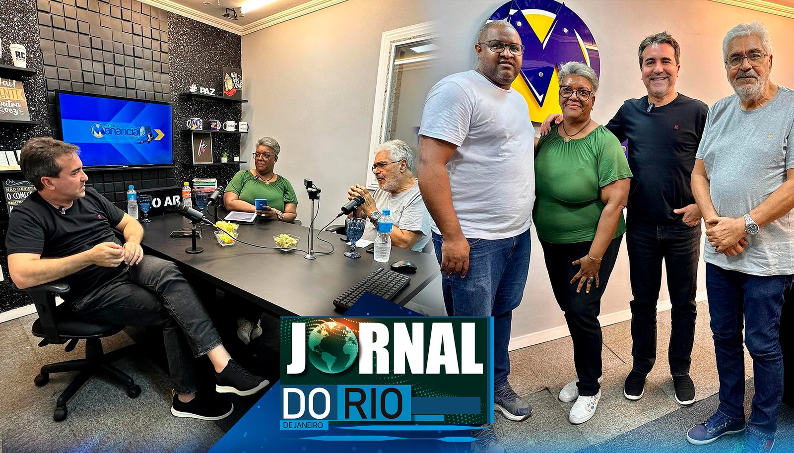 Prefeito Jorge Miranda (PL) é recebido pela Rádio Manancial em Mesquita