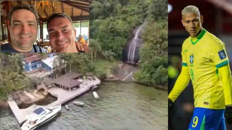 Richarlison menciona R$ 10 milhões e responsabiliza Flávio Bolsonaro em conflito sobre propriedade em Angra