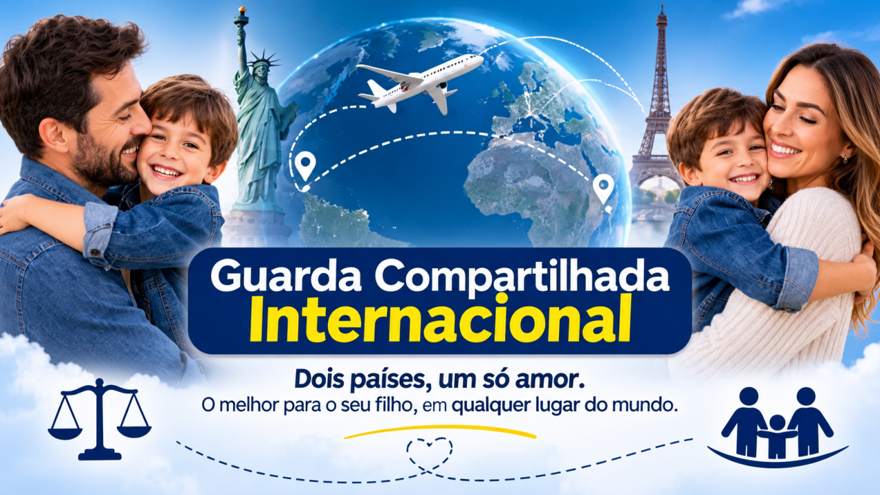 Guarda compartilhada internacional: regras e desafios jurídicos quando um dos pais mora fora do Brasil