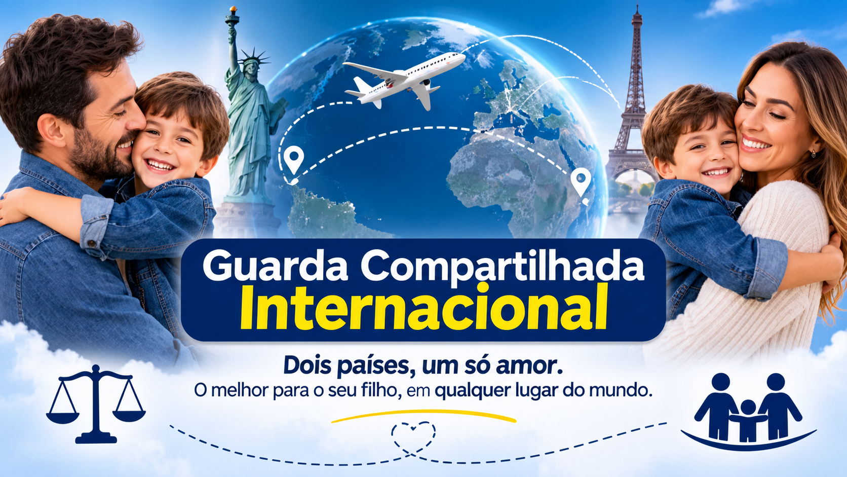 Guarda compartilhada internacional: regras e desafios jurídicos quando um dos pais mora fora do Brasil
